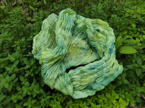 Hedvábná šála — foto 2