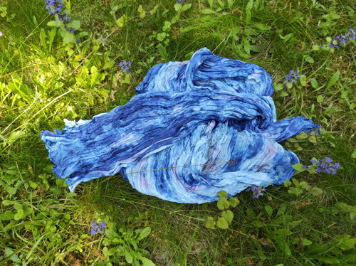 Hedvábná šála — foto 2