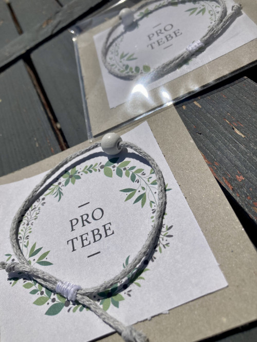 Šedo-bílý náramek basic Pro Tebe — foto 6