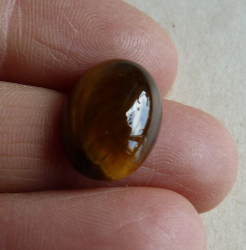 Tygří oko kabašon - 1,6 cm - Extra! — foto 3