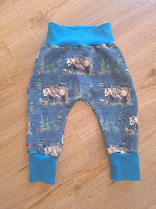 Dětské tepláčky baggy, vel. 74 — foto 2
