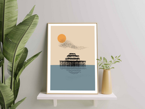 Plakát Brighton Pier A5 — foto 3