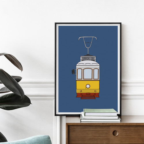 Plakát Tramvaj Lisabon A5 — foto 5