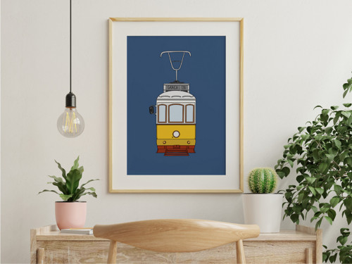 Plakát Tramvaj Lisabon A5 — foto 3