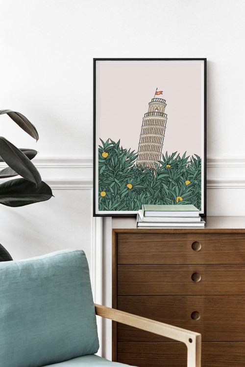 Plakát Itálie, Pisa A5 — foto 2