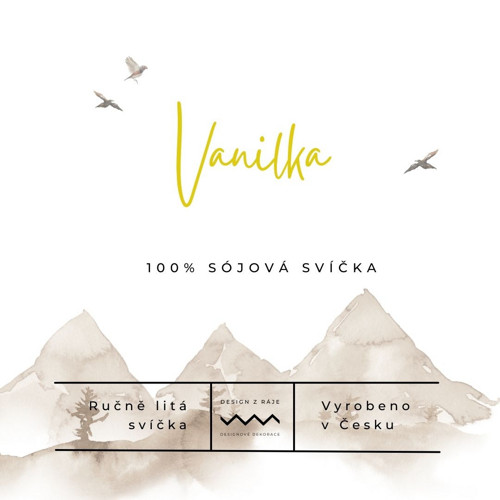 Vanilka, sójová svíčka (120ml S) — foto 2