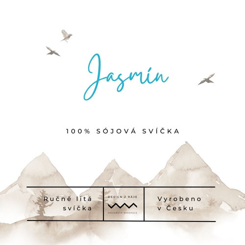 Jasmín, sójová svíčka (120ml S) — foto 2
