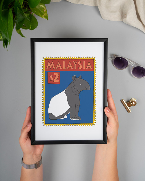 Plakát Malajsie známka A5 — foto 3