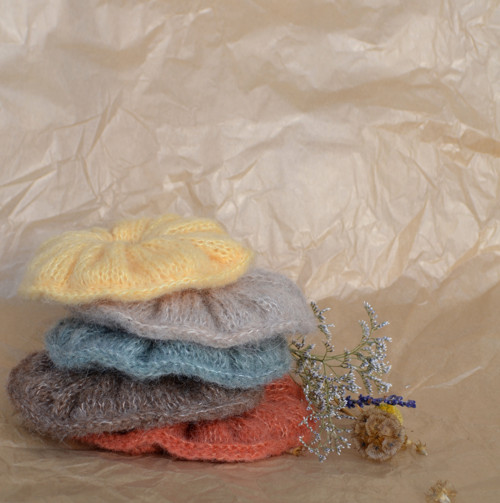 Scrunchie béžová — foto 2