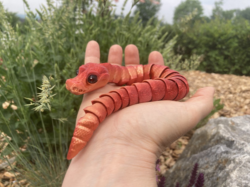 Mladá krajta - 28 cm, 3D tisk — foto 3