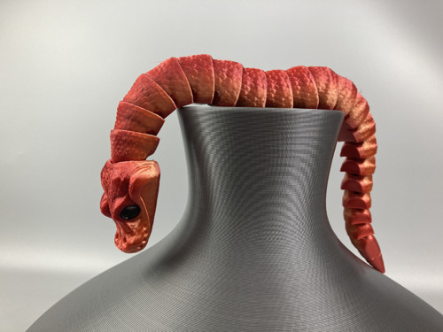 Mladá krajta - 28 cm, 3D tisk — foto 4