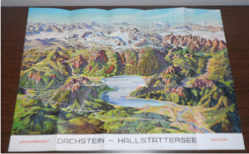 Reklamní LETÁK, mapa • Hallstatt, Dachstein — foto 2