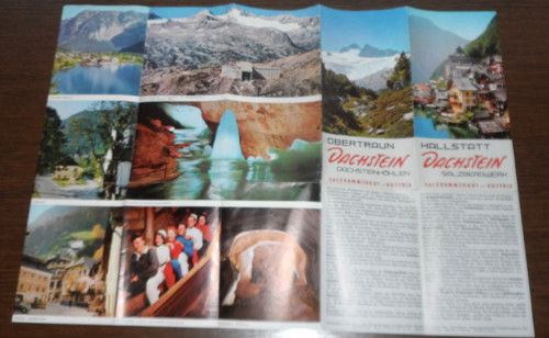 Reklamní LETÁK, mapa • Hallstatt, Dachstein — foto 3
