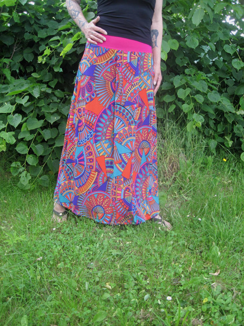 Barevná letní sukně — foto 3