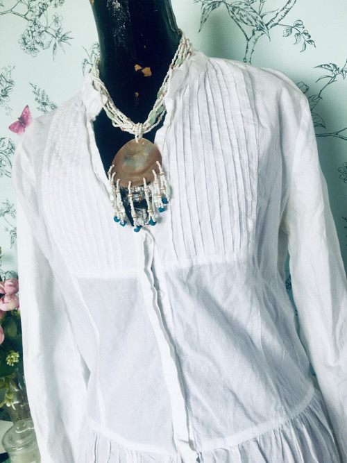 Tunika letní boho v bílé — foto 2