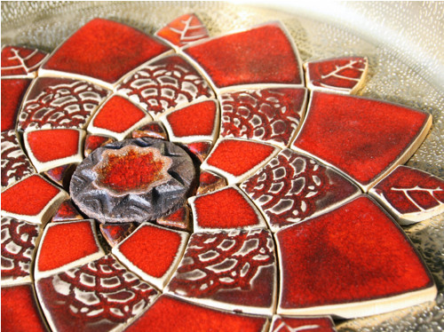 Mandala z keramických komponentů 44 — foto 3
