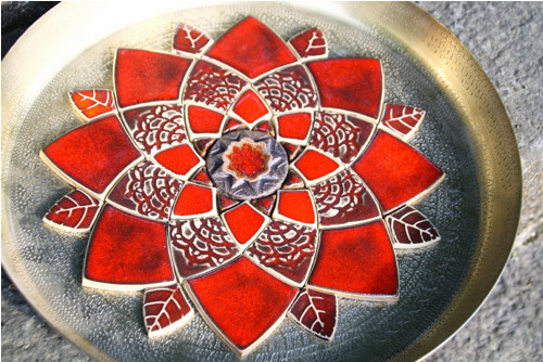 Mandala z keramických komponentů 44 — foto 2