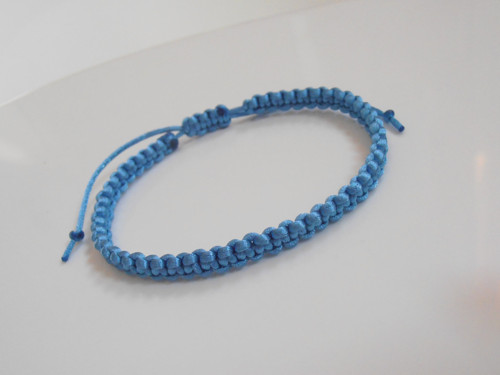 *Saténový macramé náramek - Unisex* — foto 5
