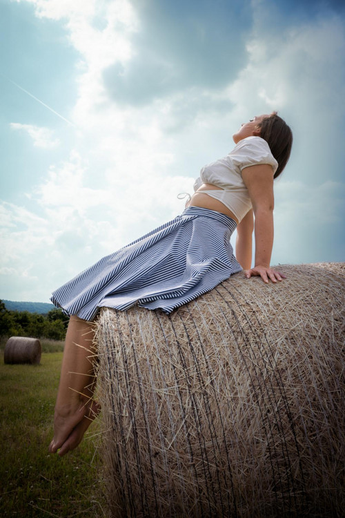 Kolová Midi - Modrá Kanafaska — foto 2