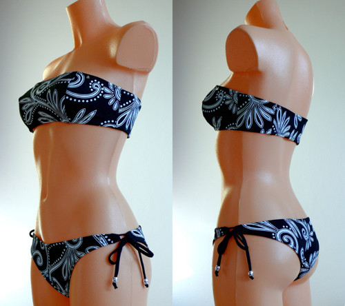 Bikini Bandana Black&White Maya Drawings — foto 5