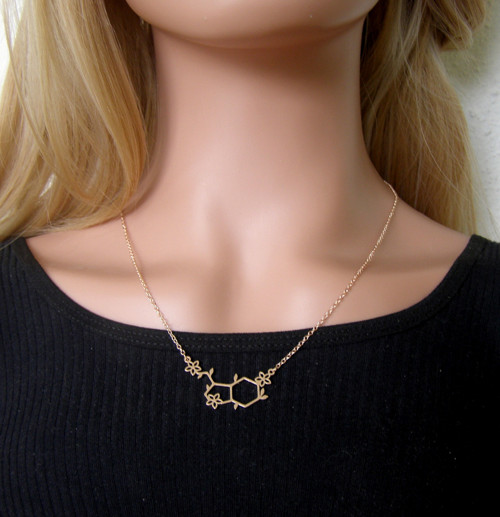 SEROTONIN*ROSE GOLD*ocelový náhrdelník — foto 2