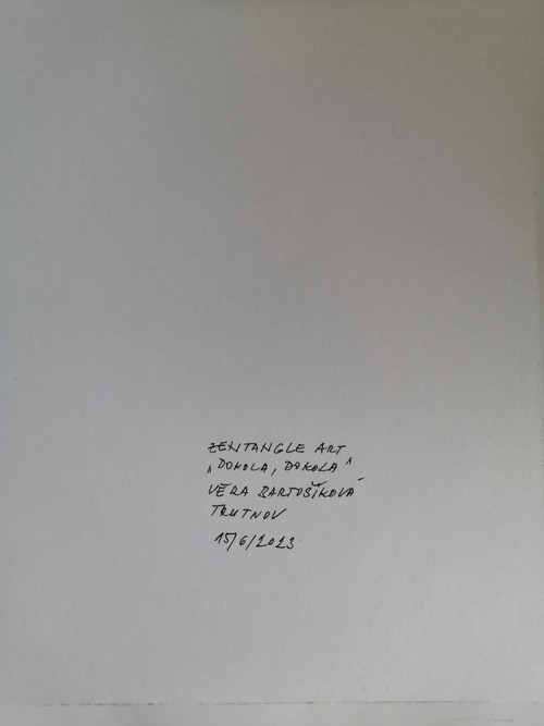 Zentangle art, dokola , dokola — foto 5