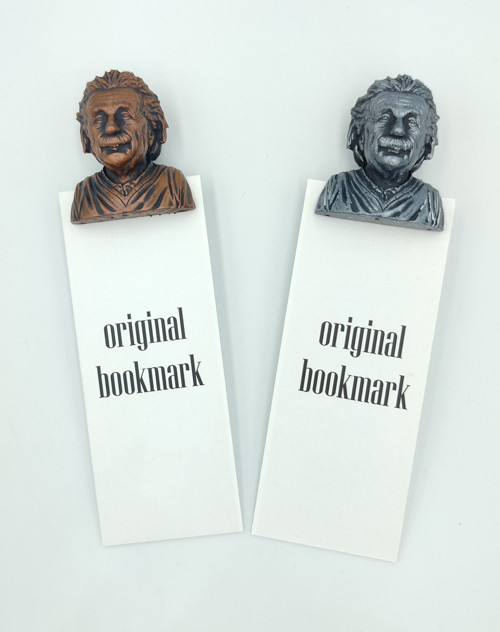 3D originální záložka - busta Albert Einstein — foto 5