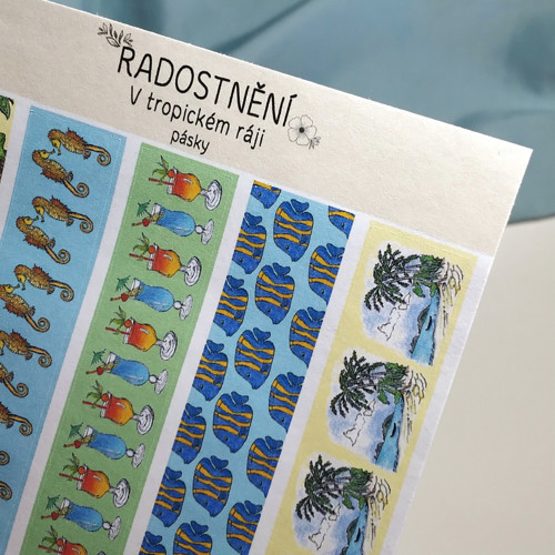 Samolepky "Pásky" - V tropickém ráji — foto 2
