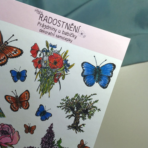 Dekorační samolepky - Prázdniny u babičky — foto 2
