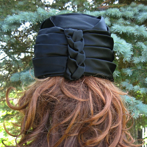 Černý turban 17258 — foto 2