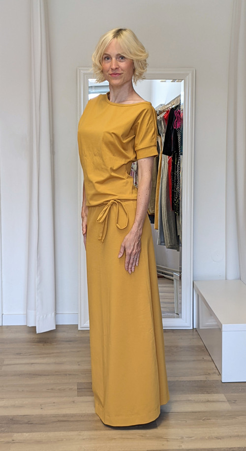 Ležérně elegantní maxišaty - tyrkysové — foto 5