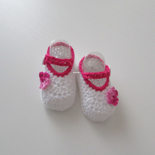Háčkované botičky (10 cm) — foto 2