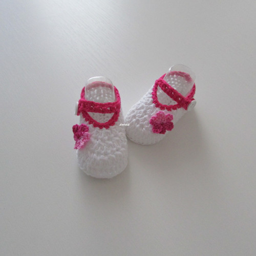 Háčkované botičky (10 cm) — foto 3