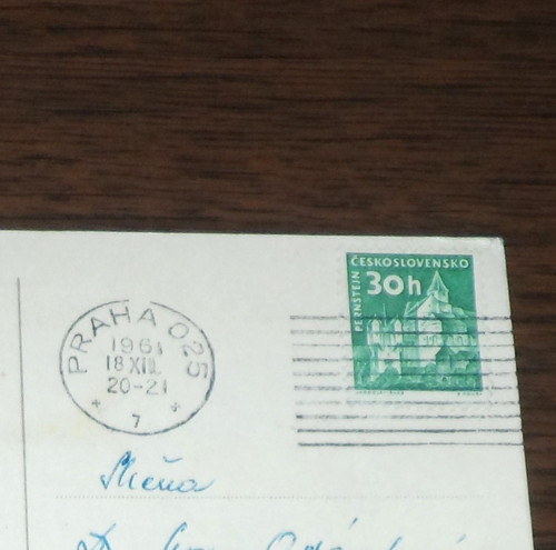 POHLEDNICE Vánoce • Divica Landrová, 1961 — foto 2