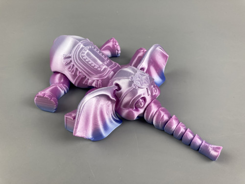 Veselý duhový slon - samostatný, 3D tisk — foto 3