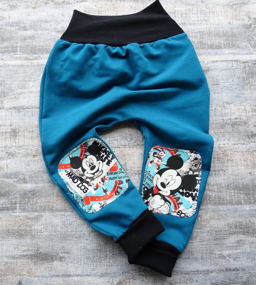 *baggy* Mickey petrol ... rostoucí — foto 3