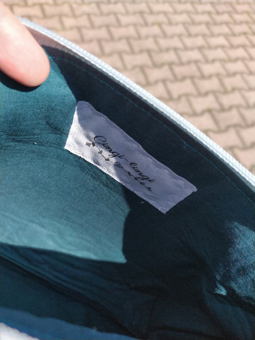 Vážka v tůni magické.. denim taška — foto 6
