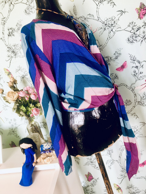 Halenka zavinovací v pruhu — foto 4