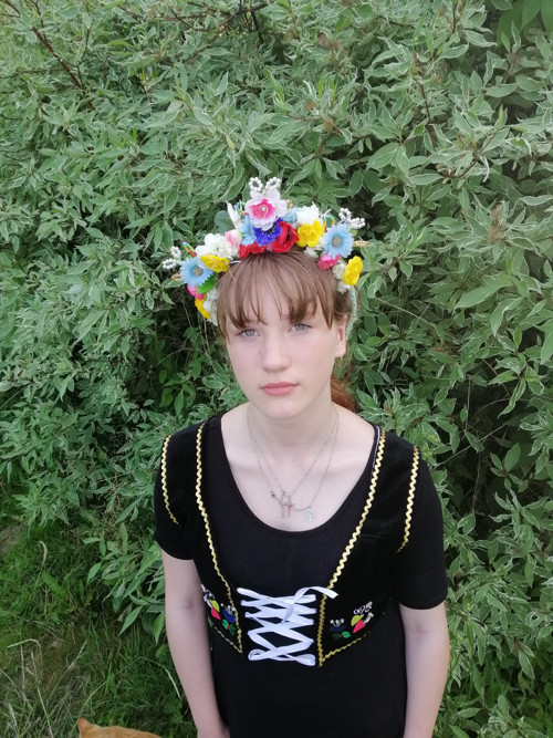 Věneček, čelenka do vlasů, kroj, folklor. — foto 3