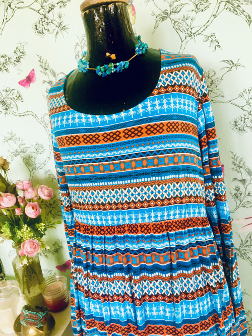 Šaty boho aztécké vzory — foto 3