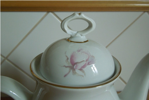 Retro porcelánová konvice — foto 5