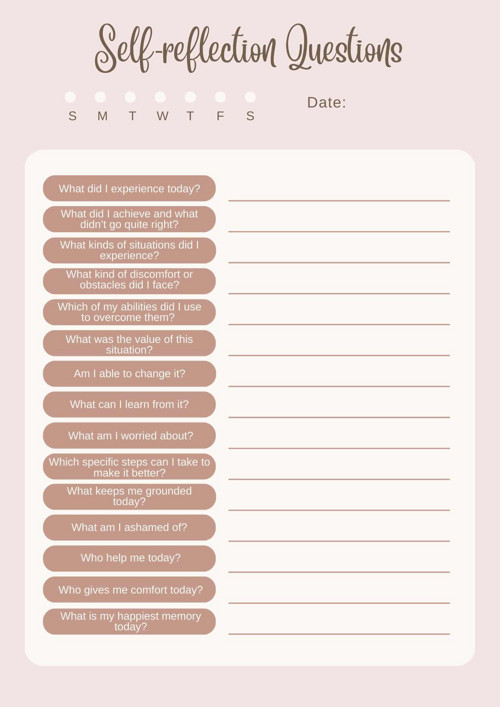 Self Care Worksheety v AJ — foto 2