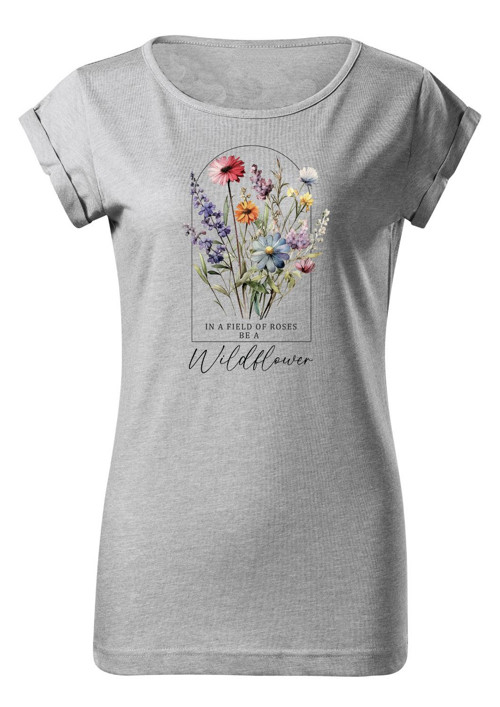 Dámské tričko "Be a wildflower" — foto 2