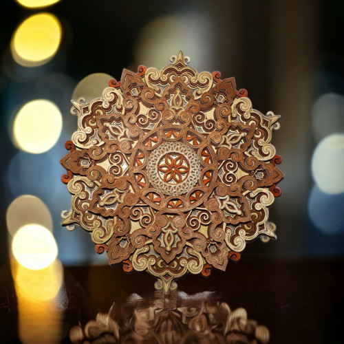 Dřevěný Obraz Mandala — foto 2