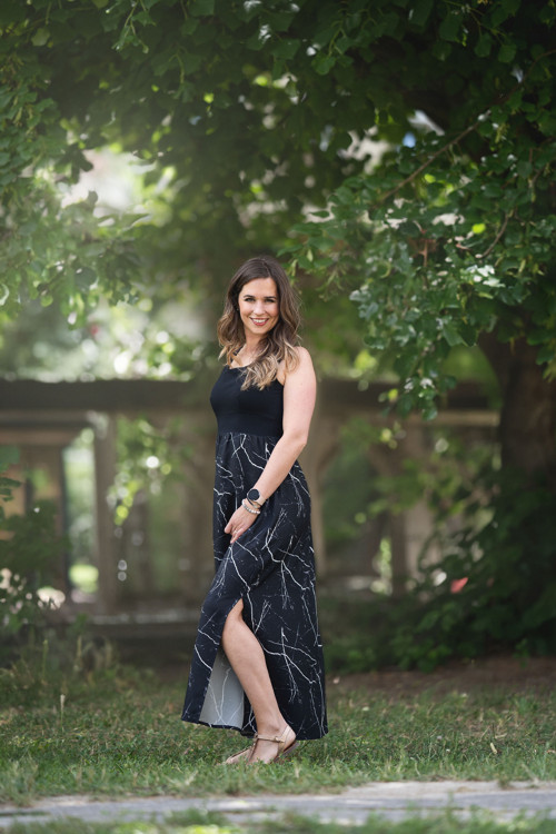 Šaty Vivien černá blesk dlouhé — foto 2