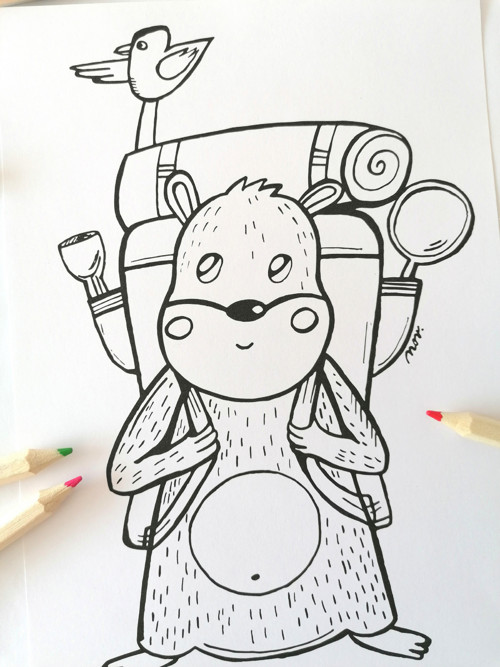 Omalovánka s křečkem — foto 2