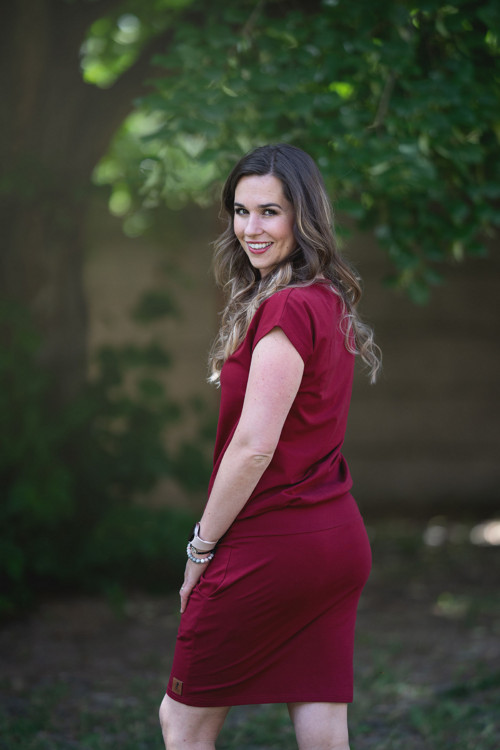 Šaty DANIELA - KR Bordó — foto 3