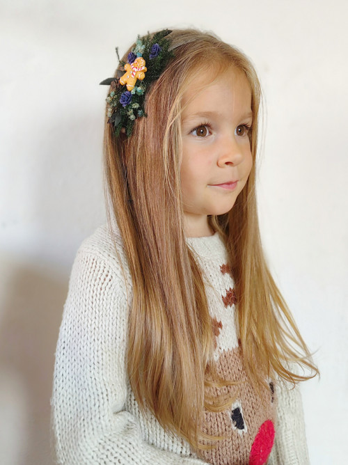 Vánoční čelenka "sladké Vánoce" - perníček — foto 6