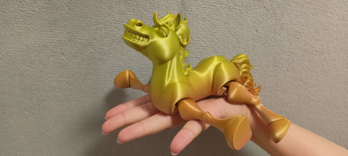 Flexi Veselý Koník - 15 cm - 3D tisk — foto 2
