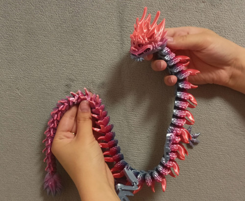 Flexi Imperiální Drak - 58 cm - 3D tisk — foto 4